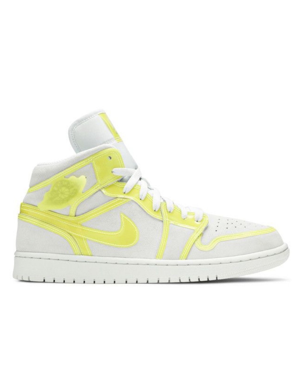 Jordan Mid-Top Sneakers - White & Yellow